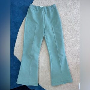 High Sport Kick Flare Pants in Sage